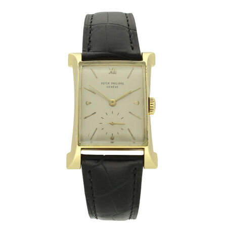 Patek Philippe, ‘18ct yellow gold 'Eiffel Tower' wristwatch Ref: 2441.’, 1949