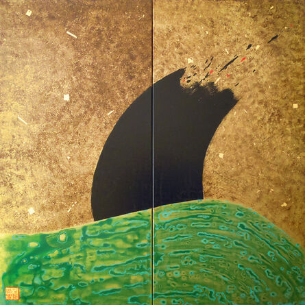 Uli Weigelt, ‘The Wave II- Diptychon’, 2012