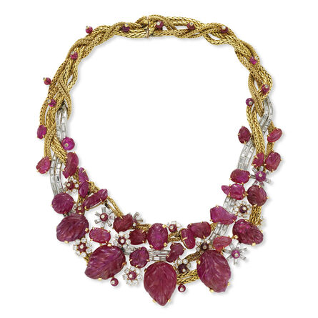 Marchak, ‘Ruby and diamond necklace’, ca. 1950