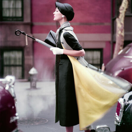 Norman Parkinson, ‘Traffic, Ivy Nicholson in New York, Vogue’, 1957