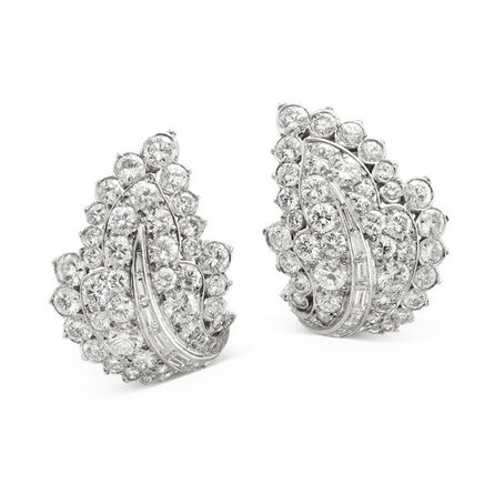 Van Cleef & Arpels, ‘Diamond earrings’, ca. 1960
