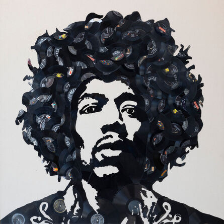 Mr. Brainwash, ‘Jimi Hendrix’, 2022