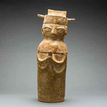Unknown Chinese, ‘Han Glazed Anthropomorphic Container’, 206 BC to 220 AD