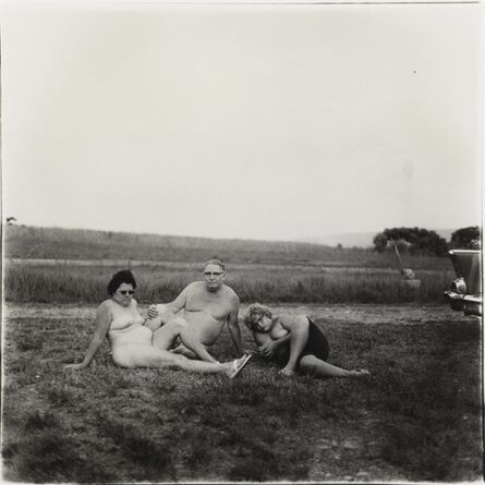 Diane Arbus, ‘A Family and Their Car in a Nudist Camp in Pennsylvania,’, 1965