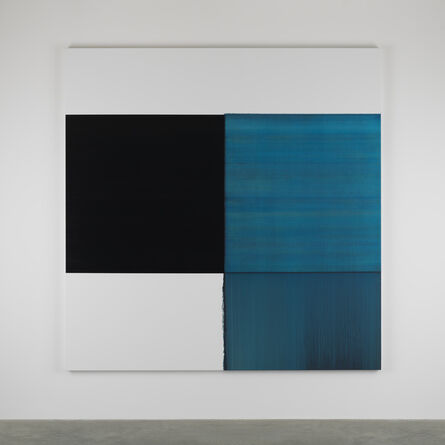 Callum Innes, ‘Exposed Painting Phthalocyanine Blue Lake’, 2014