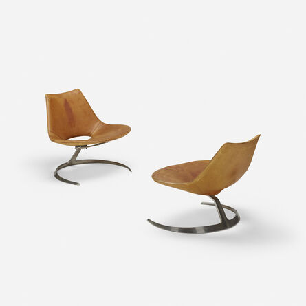 Preben Fabricius, ‘Scimitar chairs, pair’, 1962