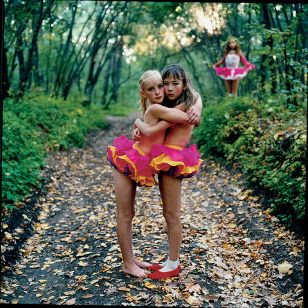 Michal Chelbin, ‘Xenia, Janna and Alona in the woods’, 2003