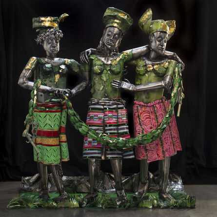 Sokari Douglas Camp, ‘Europe Supported by Africa and America ’, 2015