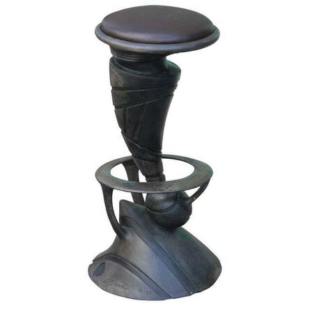 Gil Bruvel, ‘"Born to Rebel" Pair of Sculptural Bronze Stools or Pedestals’, 21st Century