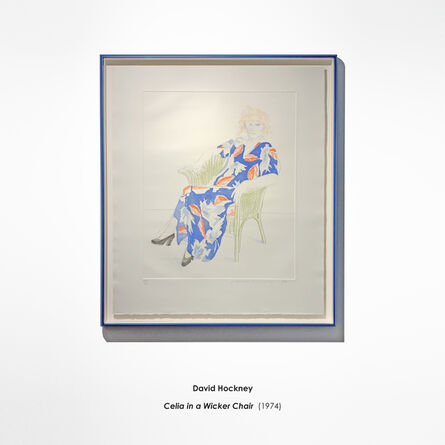 David Hockney, ‘Celia in a Wicker Chair’, 1974