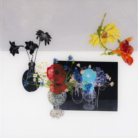 Gail Norfleet, ‘Poppies in a Glass Vase’, 2018