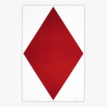 Olivier Mosset, ‘DIAMOND RED #2781038’, 2020