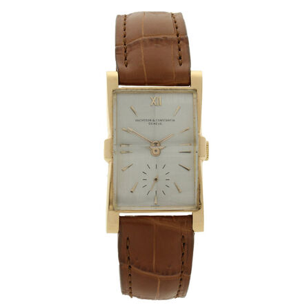 Vacheron & Constantin, ‘18ct rose gold Tegola wristwatch.’, ca. 1950
