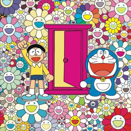 Takashi Murakami, ‘Doraemon We Came to the Field of Flowers Through Anywhere door’, 2018