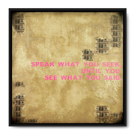 STEVIE CHOW, ‘Speak What You Seek, Until You See What You Said’, 2020