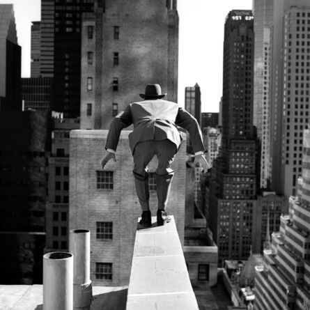 Rodney Smith, ‘Alan Leaping From 515 Madison Avenue, New York City’, 1999