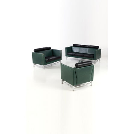 Ettore Sottsass, ‘Eastside - Set consisting of two sofas and an armchair’, circa 1980