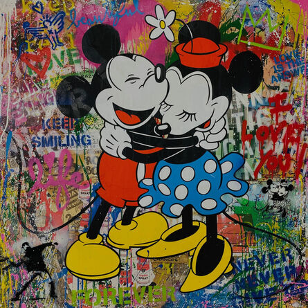 Mr. Brainwash, ‘Mickey and Minnie’, 2020