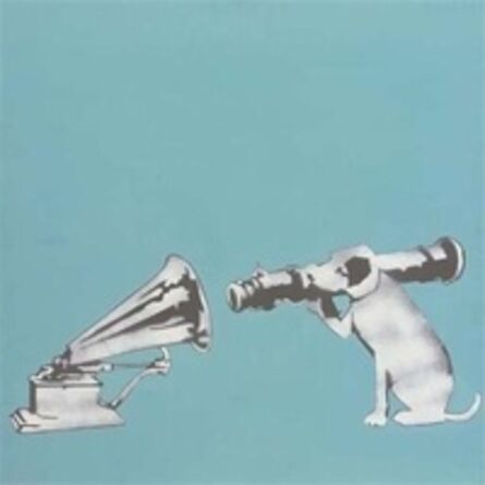 Banksy, ‘HMV (Blue)’, 2000