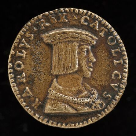 Giovanni Maria Pomedelli, ‘Charles V, 1500-1558, King of Spain 1516, Holy Roman Emperor 1519-1556 [obverse]’