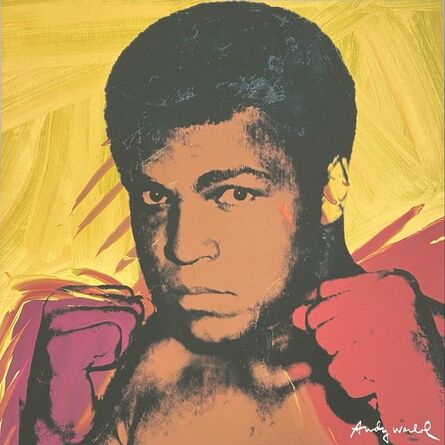 Andy Warhol, ‘Muhammad Ali (Yellow)’, 1986