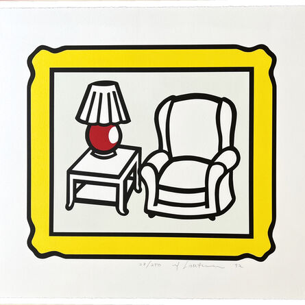 Roy Lichtenstein, ‘Red Lamp’, 1992