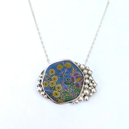 Melanie Sherman, ‘Necklace | Vintage Japanese Ceramics Chard | Sterling Silver | 24″ Chain’, 2020