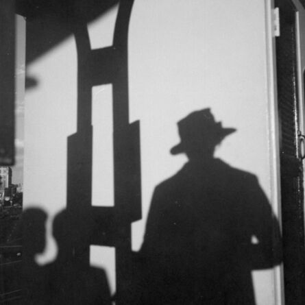 Vivian Maier, ‘VM19XXW03655 – Self-Portrait, Chicago, n.d. Self-Portrait, Shadow with Hat’, Printed 2017