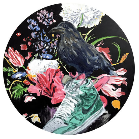 Mads Rafte Hein, ‘The Bird, the Flowers and the Sneaker ’, 2019