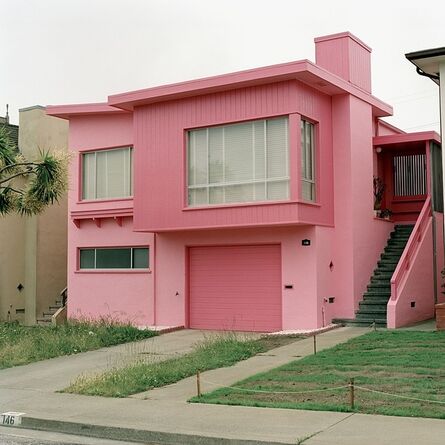 Jeff Brouws, ‘Flamingo Fever, Daly City, California (Freshly Painted Houses) ’, 1991