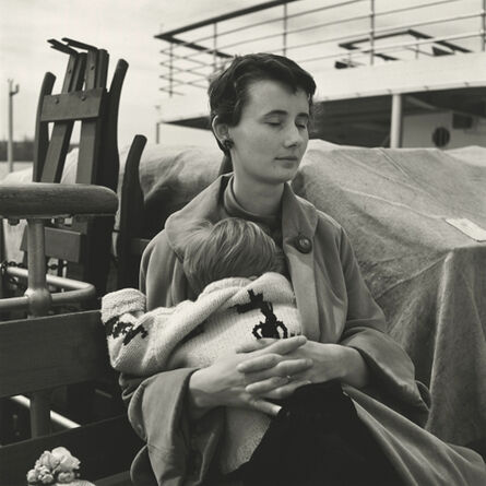 Vivian Maier, ‘0131539 - Untitled, n,d,, Woman with Child in Lap’, Printed 2017