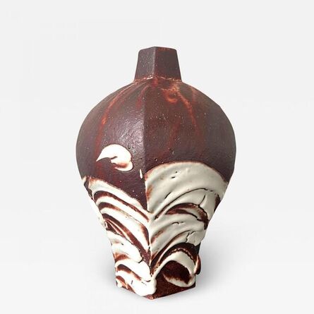 Ken Matsuzaki, ‘Ceramic Vase with White Glaze’, ca. 2010s