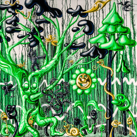 Kenny Scharf, ‘Furungle X 6 Green’, 2021