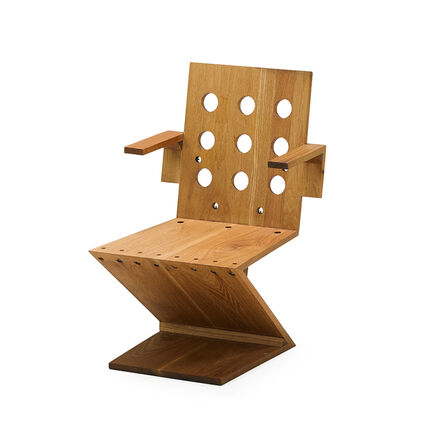 Attributed to Gerrit Rietveld, ‘Zig-Zag chair’, 1940s