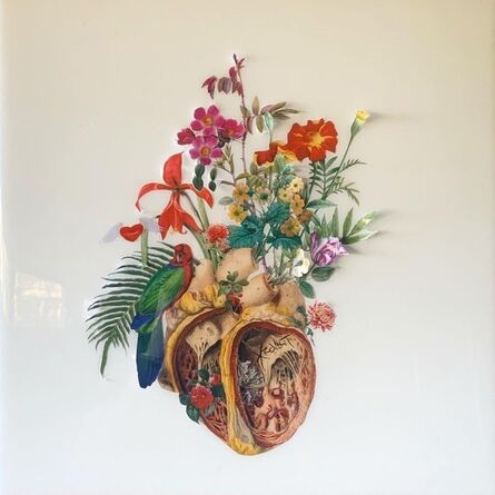 David Krovblit, ‘Heart With Flowers’, 2020
