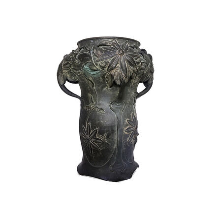 Unattributed, ‘French Art Nouveau bronze vase’, 1880-1890