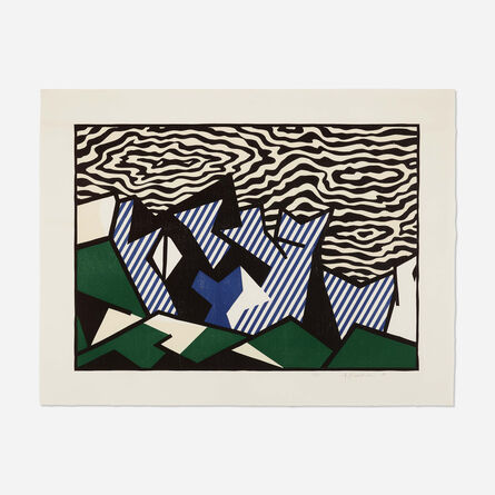 Roy Lichtenstein, ‘Morton A. Mort (from the Expressionist Woodcuts series)’, 1980