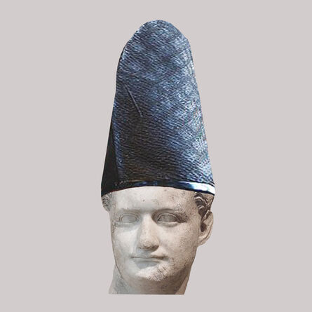 Cecilia Miniucchi, ‘Roman Emperor Domitian/Blue Japanese Shinto Hat’, 2018