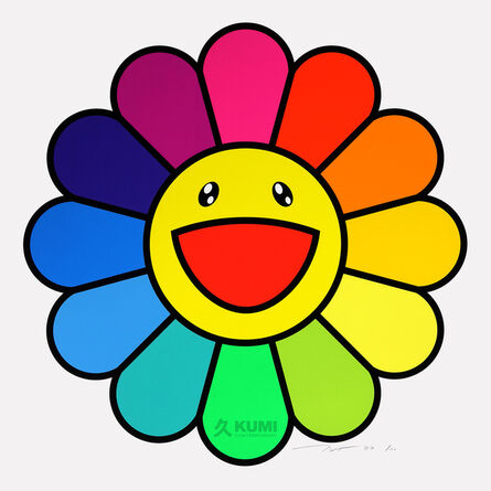 Takashi Murakami, ‘Smile On, Rainbow Flower!!’, 2020