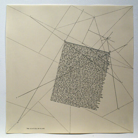 Sol LeWitt, ‘The Location of Lines. The Location of a Line.’, 1975