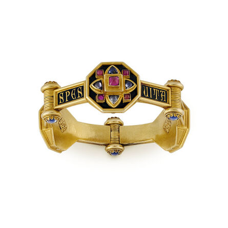 Castellani, ‘An Enamelled Gold and Gem-Set Bracelet’, ca. 1880