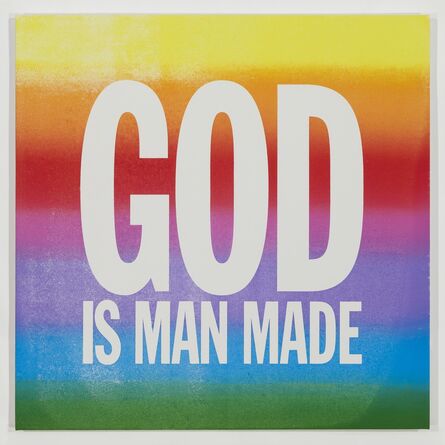 John Giorno, ‘GOD IS MAN MADE’, 2015