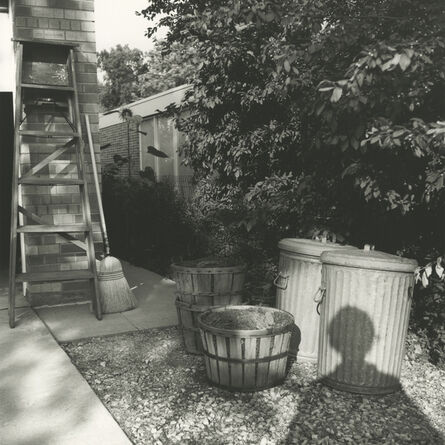 Vivian Maier, ‘0129834 - Chicago area, 1966, Self-Portrait Shadow in Yard’, Printed 2017