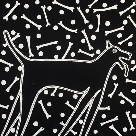 Dan May (b. 1955), ‘Dog Dreams (Black)’, 1985