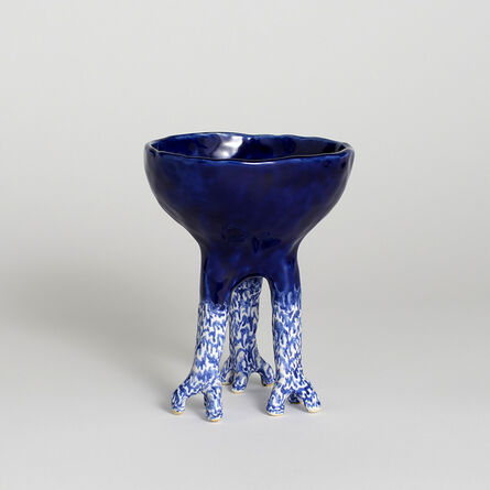 Courtney Krings, ‘Leggy Bowl (Blue)’, 2021