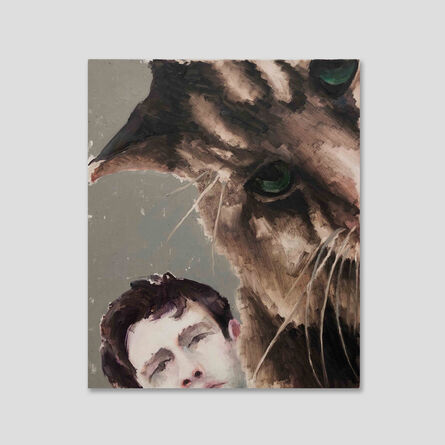 Tomas Harker, ‘Self Portrait with Cat’, 2019