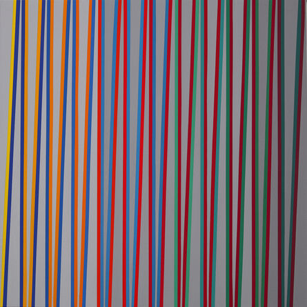 Gabriele Evertz, ‘From Yellow to Red over Bluegreen, ZigZag Series’, 2019