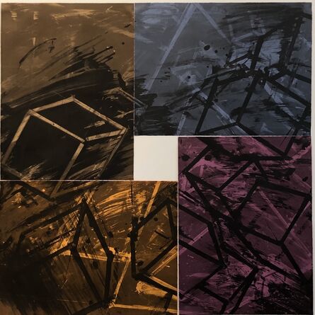 Mel Bochner, ‘"Four color quartet"’, 1990