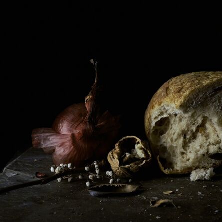 Paul Cary Goldberg, ‘Still Life with Red Onion, Walnut and Bread’, N/A