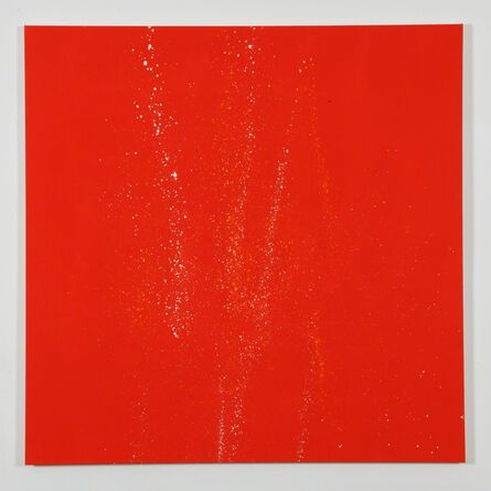 Marcia Hafif, ‘Splash Painting: Cadmium Red Light (NY)’, 2010